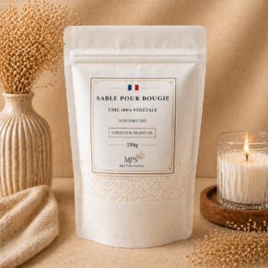 Perles de cire blanche 250g