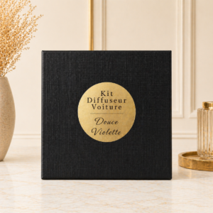 Coffret diffuseur voiture Douce violette